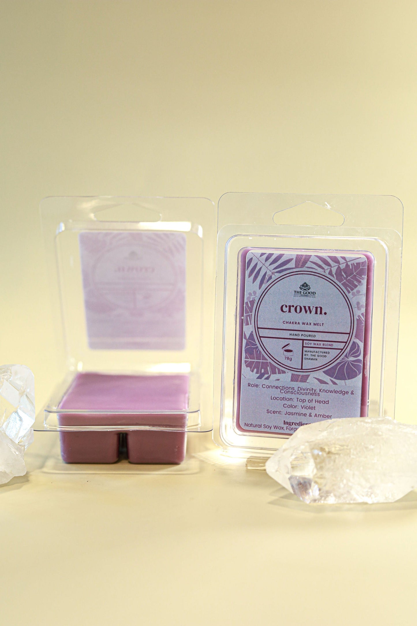 Crown Chakra – Luxe Hand-Poured Natural Soy Wax Melts
