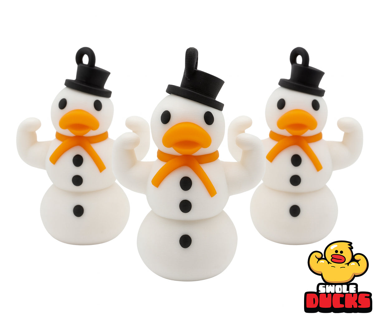 π Swole Duck Holiday Ornament: SwoleMan