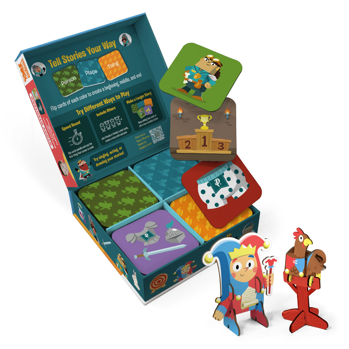 Story Starters: Create a Story Cards for Kids: Jasper Edition