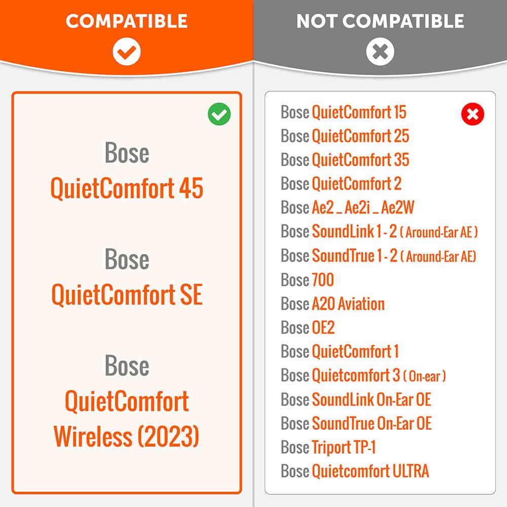 Bose QC45 Replacement Ear Pads
