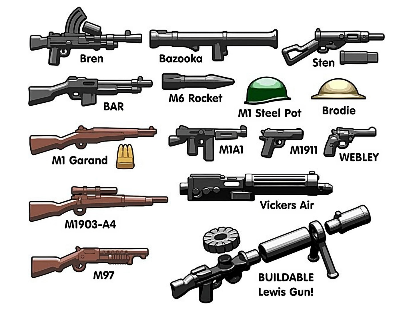 Allies Weapons Pack