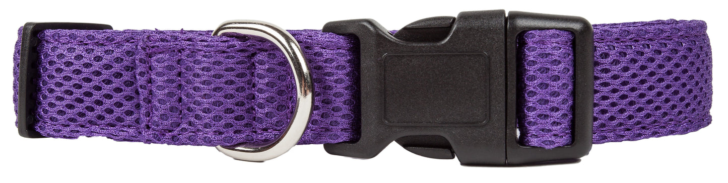 Pet Life ® 'Aero Mesh' Dual-Sided Breathable and Adjustable Thick Mesh Dog Collar