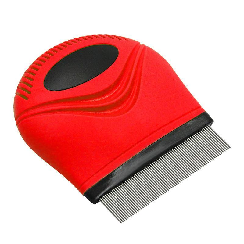 Pet Life ® 'Grazer' Handheld Travel Grooming Cat and Dog Flea and Tick Comb