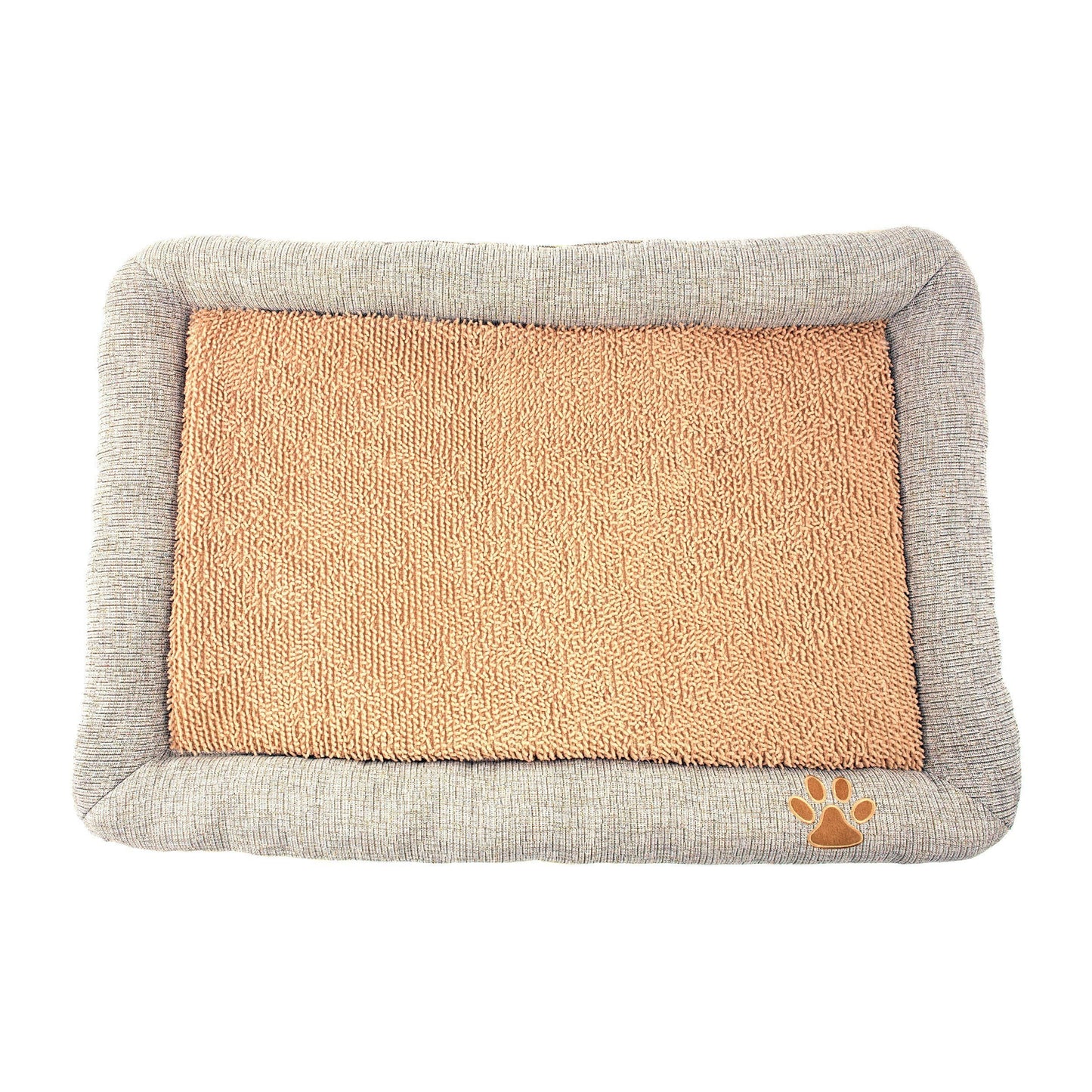Pet Life ® 'Neutral Carpentry' Fashion Designer Nano-Silver Anit-Bacterial Pet Dog Bed Lounge