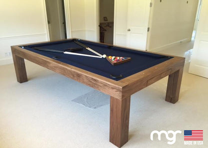 The Modern X100 Pool Table (Solid Walnut with Custom Finish)
