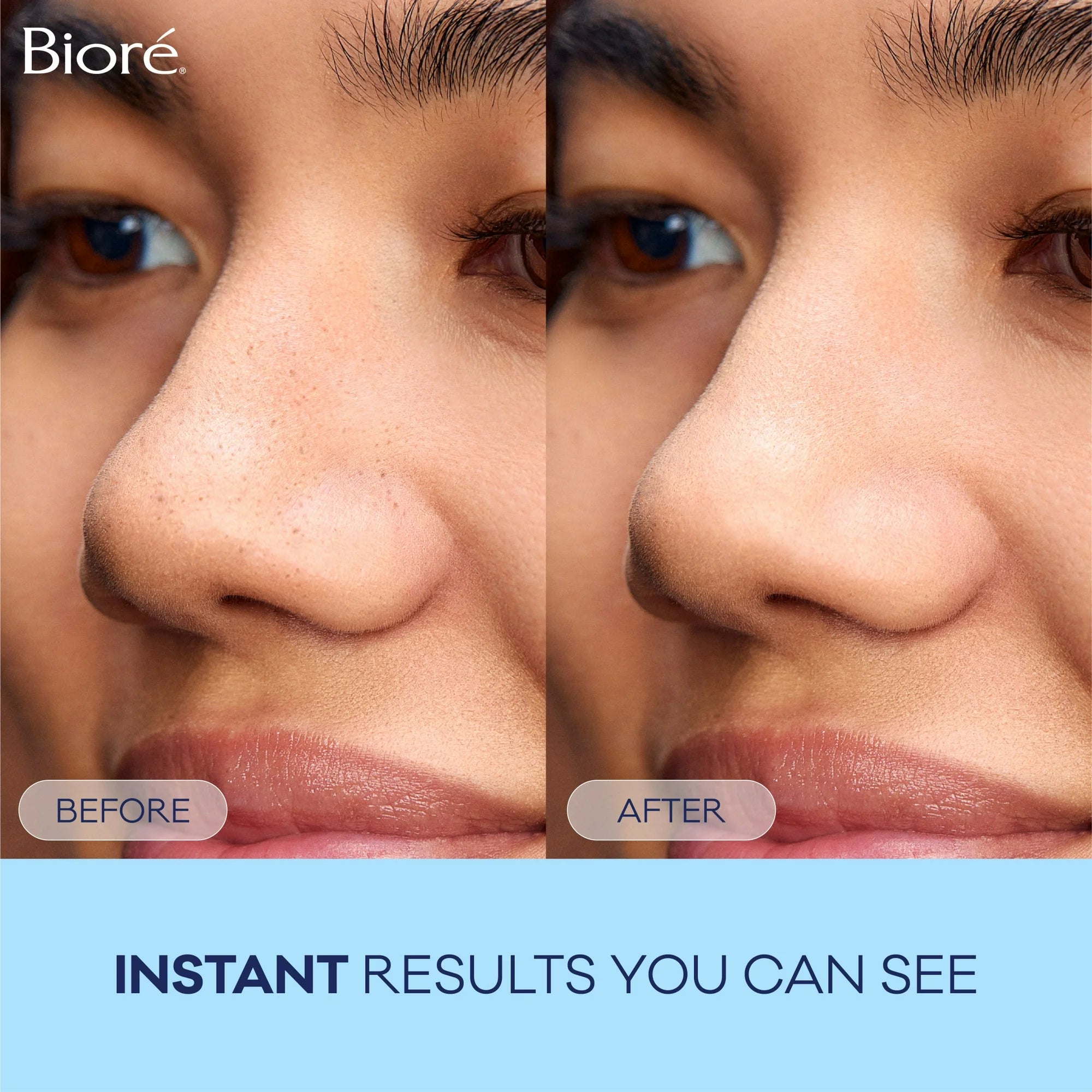 Bioré Deep Cleansing Pore Strips, Original, Blackhead Remover Strips for Skin Care, Oil Free, 8 Ct