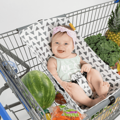 Baby Shopping Cart Hammock | Triangles