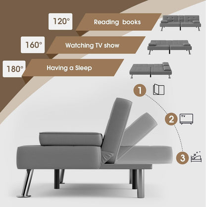Modern Convertible Futon Sofa Bed – Comfort, Style & Functionality
