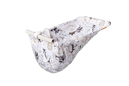 Baby Shopping Cart Hammock | Coming Up Roses Beautiful Floral Print