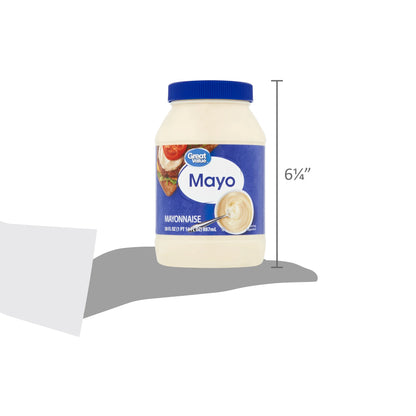 (3 pack) Great Value Mayonnaise, 30 fl oz