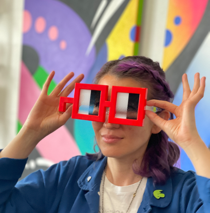 Bigshot Noggles in Classic Red