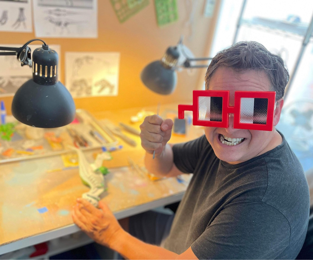 Bigshot Noggles in Classic Red