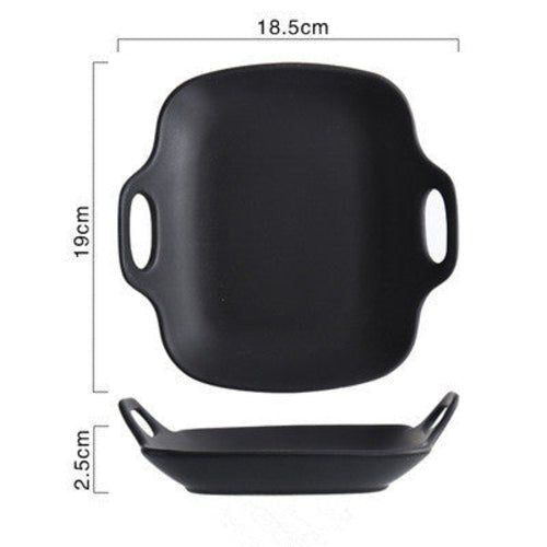 Bone Porcelain Bowl & Baking Sheet