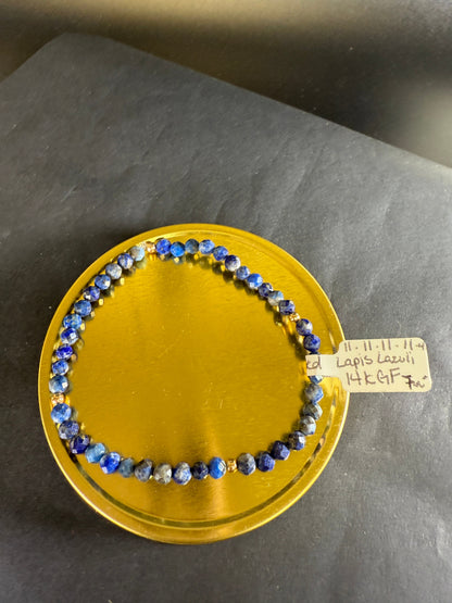 4mm Lapis Lazuli Bracelet