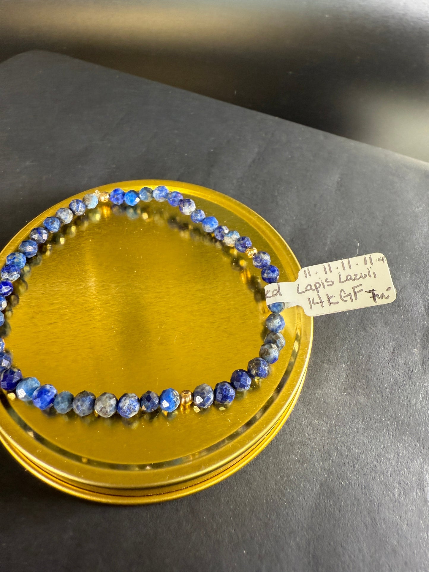 4mm Lapis Lazuli Bracelet