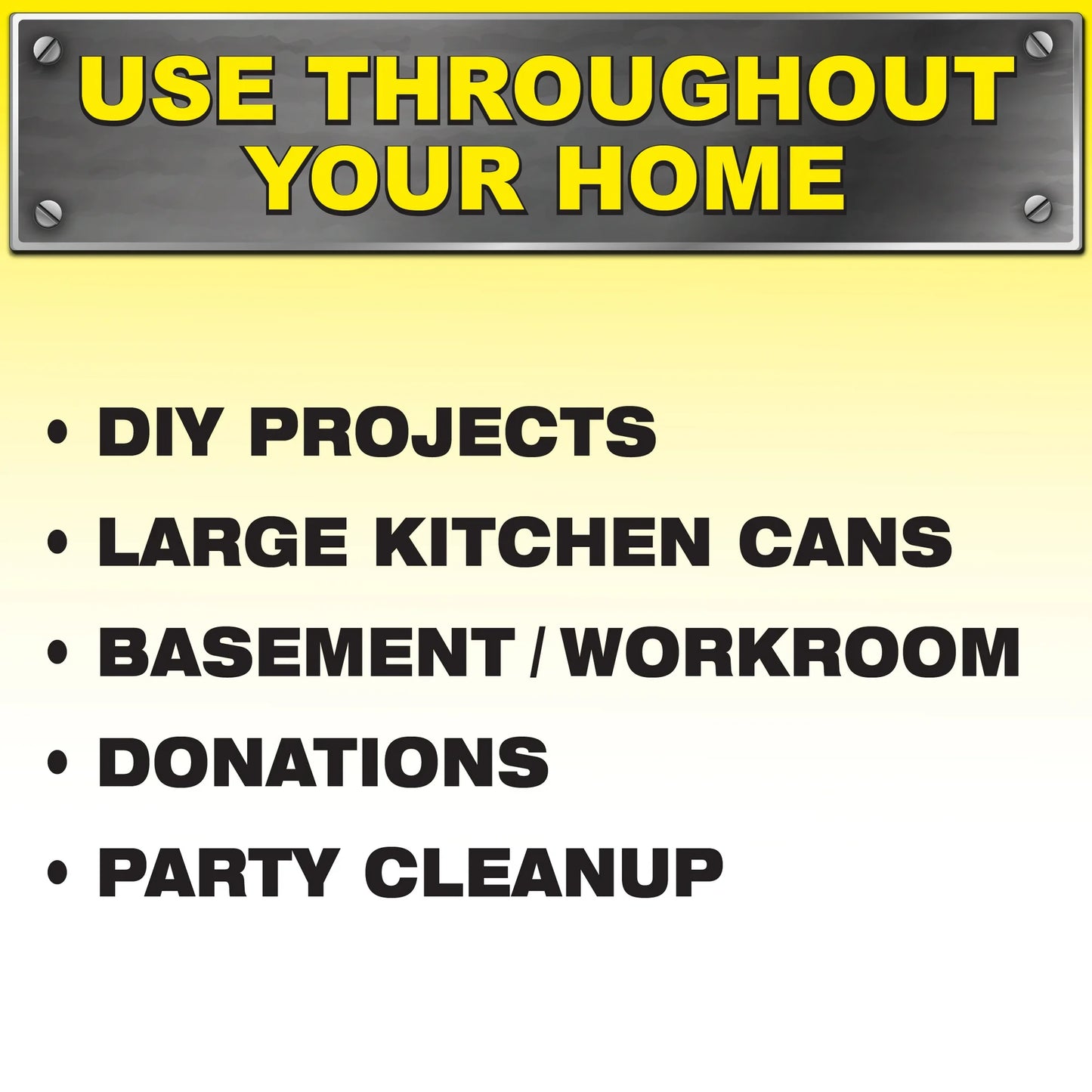 Brute Super Tuff® Compactor Trash Bags, 20 Gallon, 20 Bags (Twist Tie)