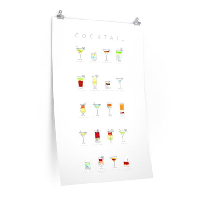 Cocktails Art Decor Poster | Premium Matte Wall Print – Modern Home