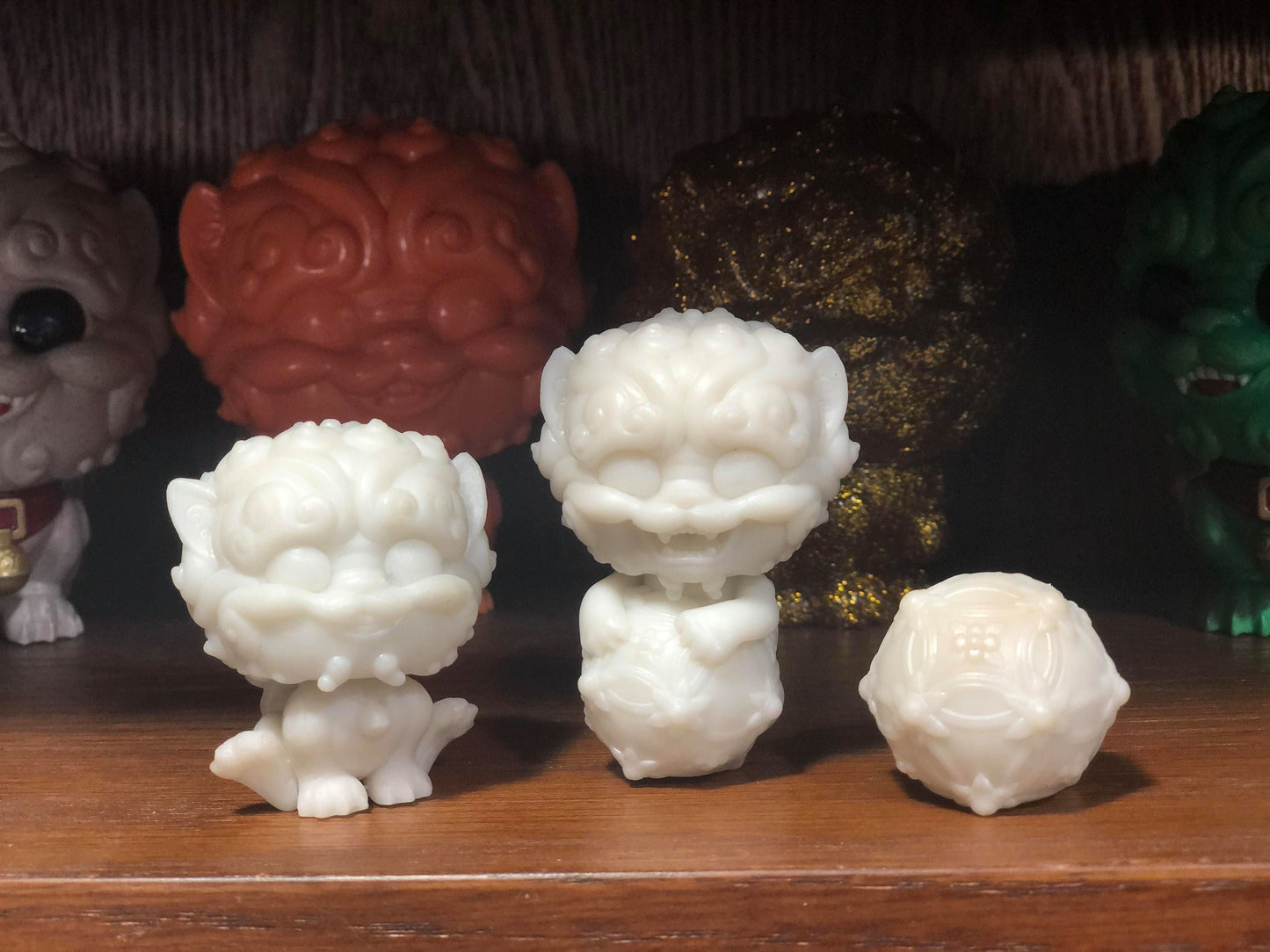 Shi-Shi the Tiny Guardian DIY Blank Mini Figure Set