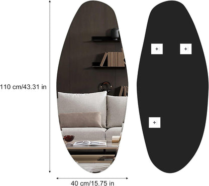43X16 Asymmetrical Frameless Mirror