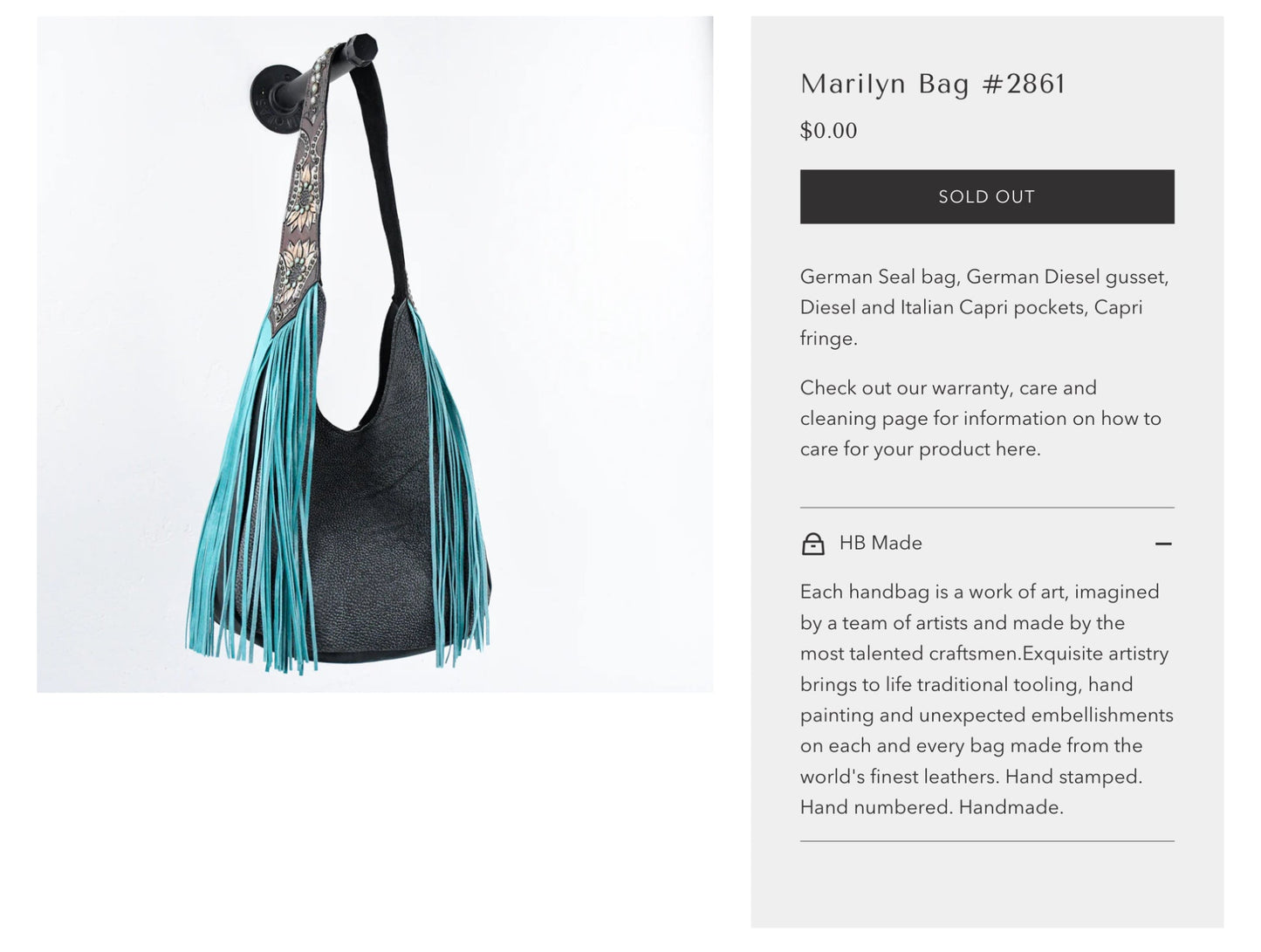 Heritage Marilyn Bag