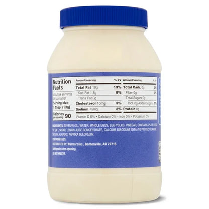 (3 pack) Great Value Mayonnaise, 30 fl oz