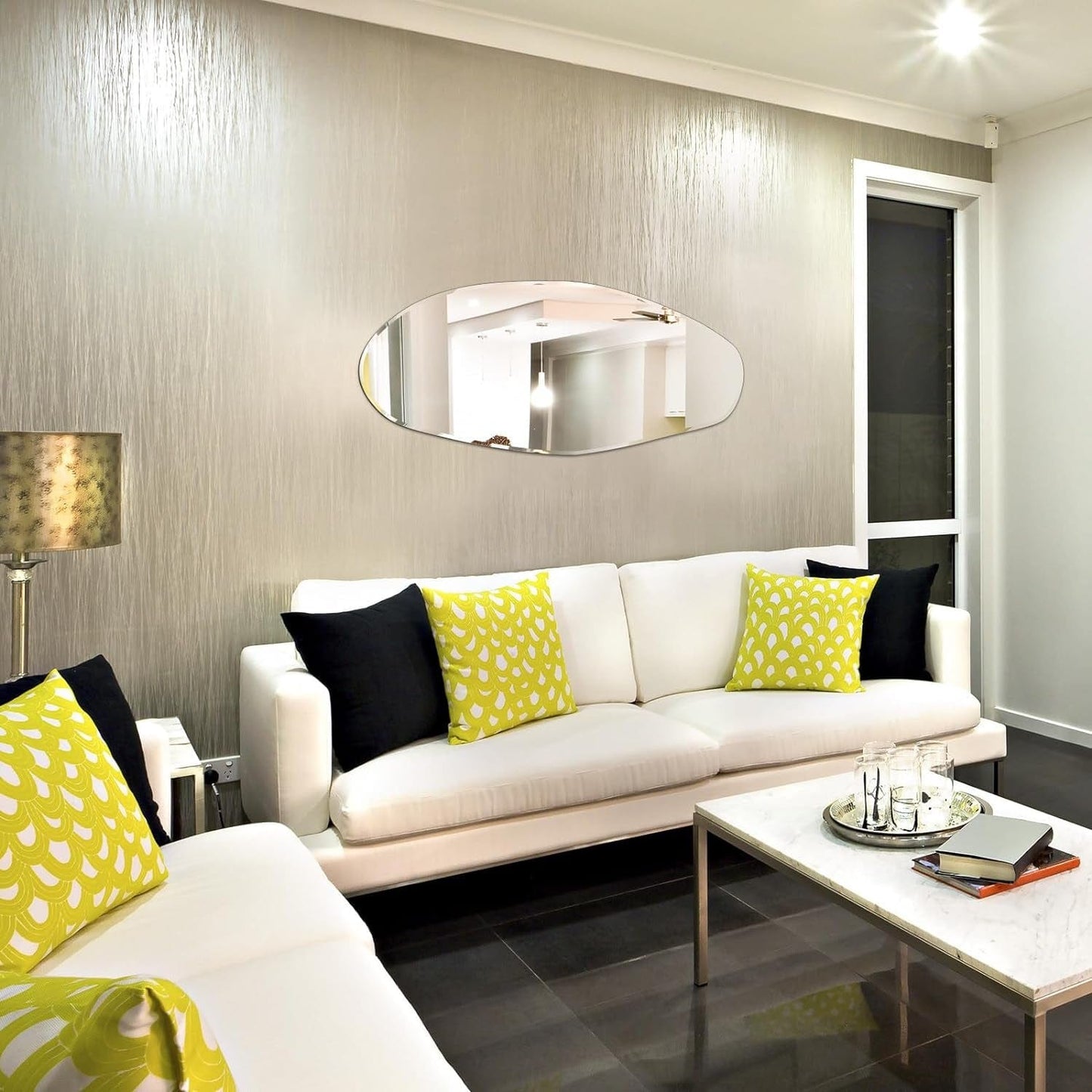 43X16 Asymmetrical Frameless Mirror