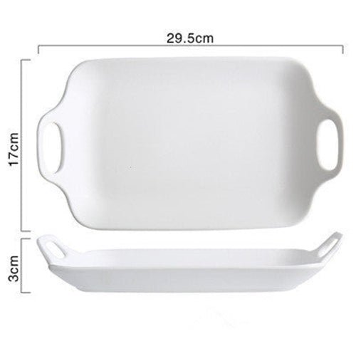Bone Porcelain Bowl & Baking Sheet