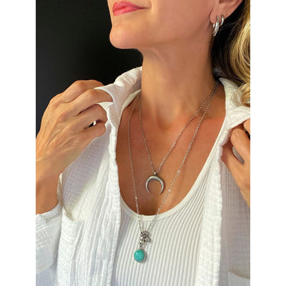 CRESCENT MOON NECKLACE