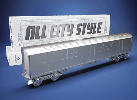 All City Style Silver Train - Single 20" half car model