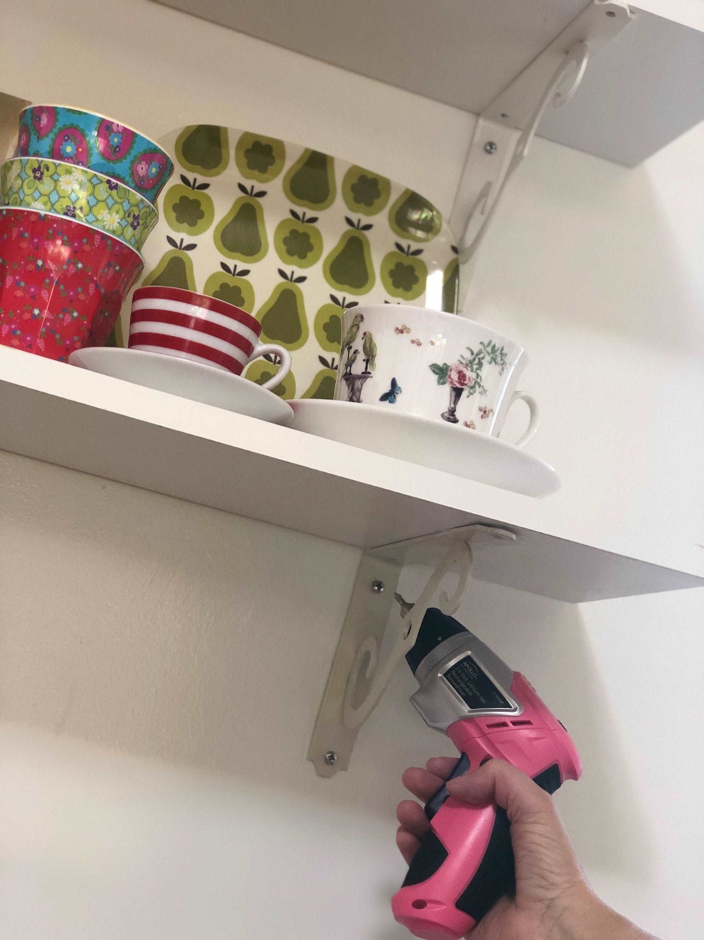 3.6 Volt Lithium-Ion Rechargeable Screwdriver with 45 Piece Accessory Set - Pink DT4944P