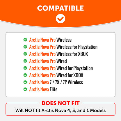 WC Side Speaker Plates for Arctis Nova Headsets - Arctis Nova Booster Pack by Wicked Cushions