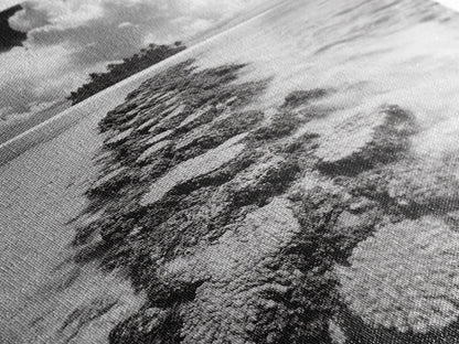 Island Cloud Escape, Ocean Path Scene, Tropical Seascape, Canvas Print, Coastal Beach House Art, Summer Island Vibes Wall Art