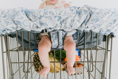 Baby Shopping Cart Cover | Heritage Blue