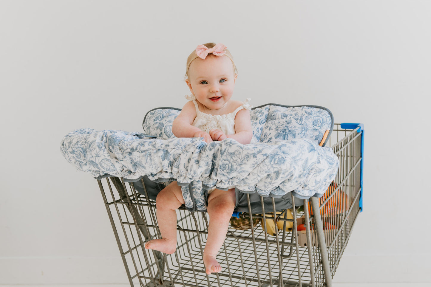 Baby Shopping Cart Cover | Heritage Blue