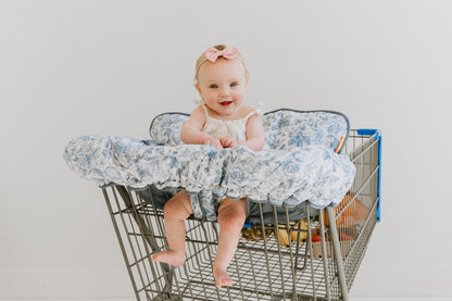 Baby Shopping Cart Cover | Heritage Blue