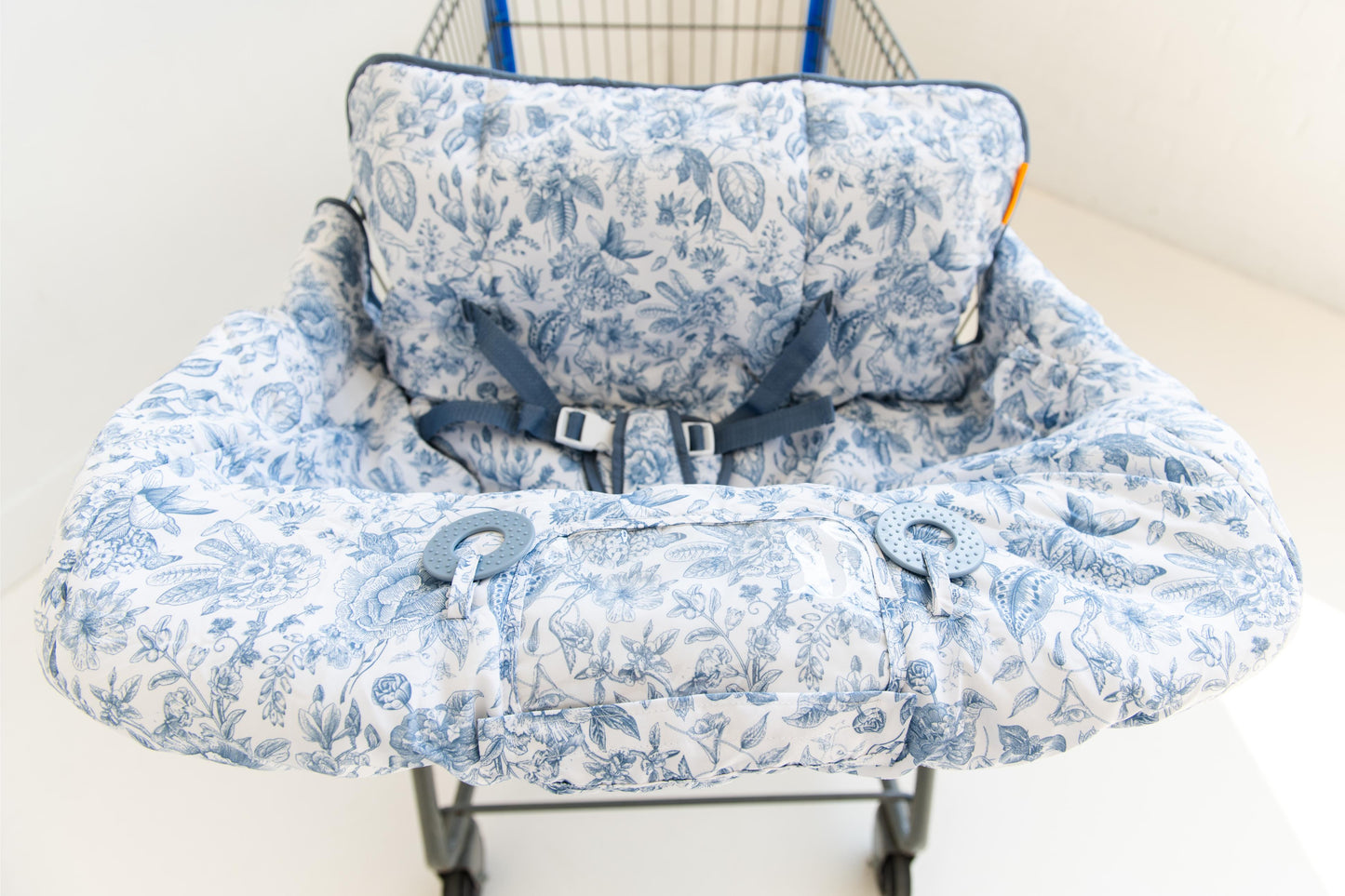 Baby Shopping Cart Cover | Heritage Blue