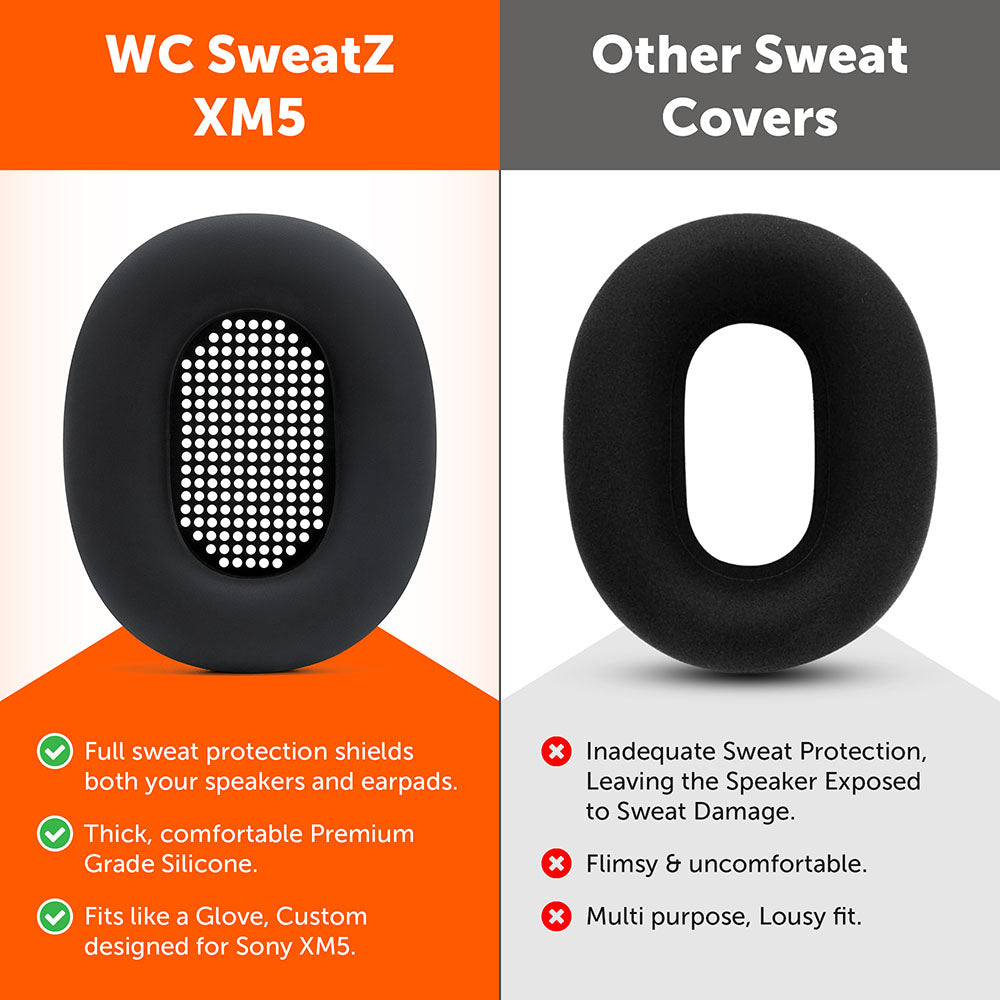 Sony WH-1000XM5 Earpad Sweat Covers - WC SweatZ