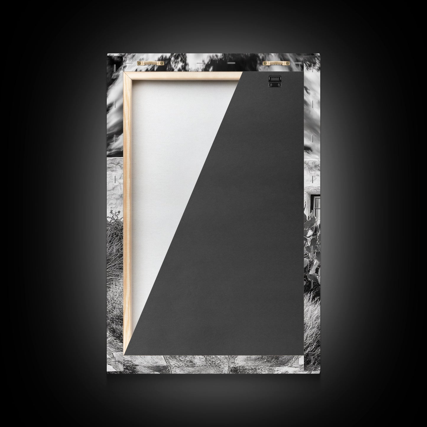 Desert Doorway, Rustic Adobe, Southwestern Style, Framed Canvas Print, Entryway Art, Neutral Wall Art, Minimalist Home Decor