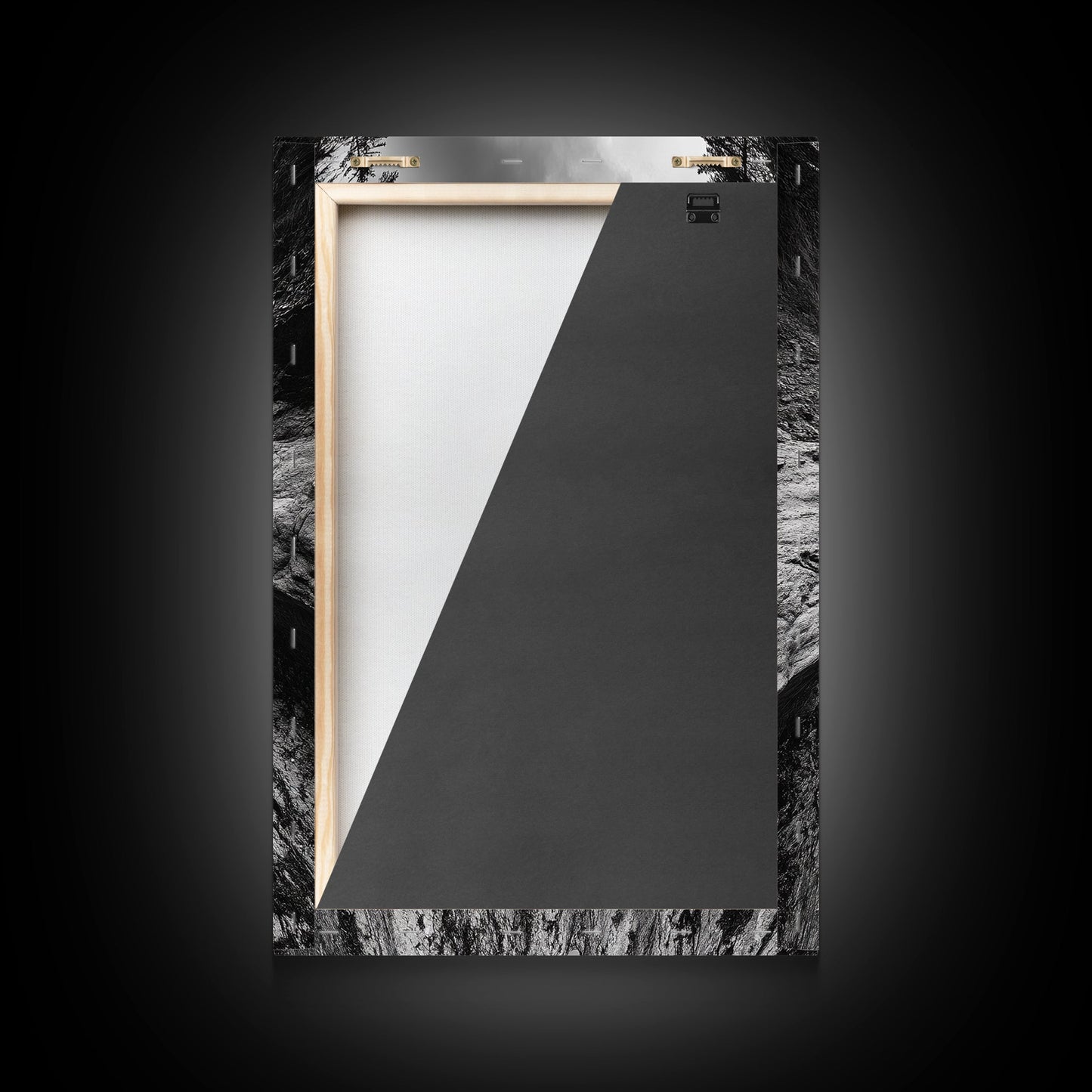 Ocean Ravine, Rugged Coastline, Pacific Wilderness, Stormy Seascape, Framed Canvas Print, Adventure Wall Art, Nature Home Decor