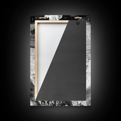 Island Cloud Escape, Ocean Path Scene, Tropical Seascape, Canvas Print, Coastal Beach House Art, Summer Island Vibes Wall Art