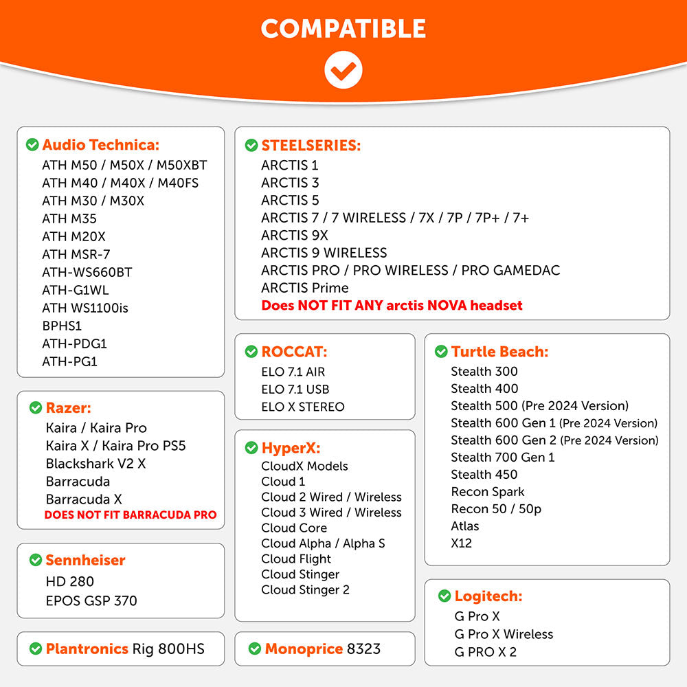 Upgraded Gaming Earpads