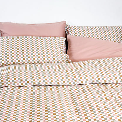 SHNUGGLE Bedding Set Colorful Checker