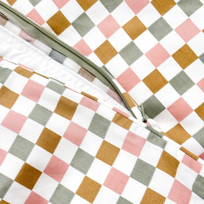 SHNUGGLE Bedding Set Colorful Checker