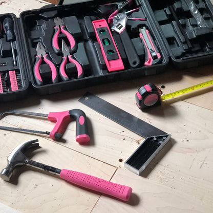 71 Piece Household Tool Kit Pink - DT0204P