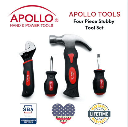 Four Piece Stubby Tool Set - DT0240