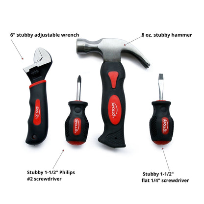Four Piece Stubby Tool Set - DT0240