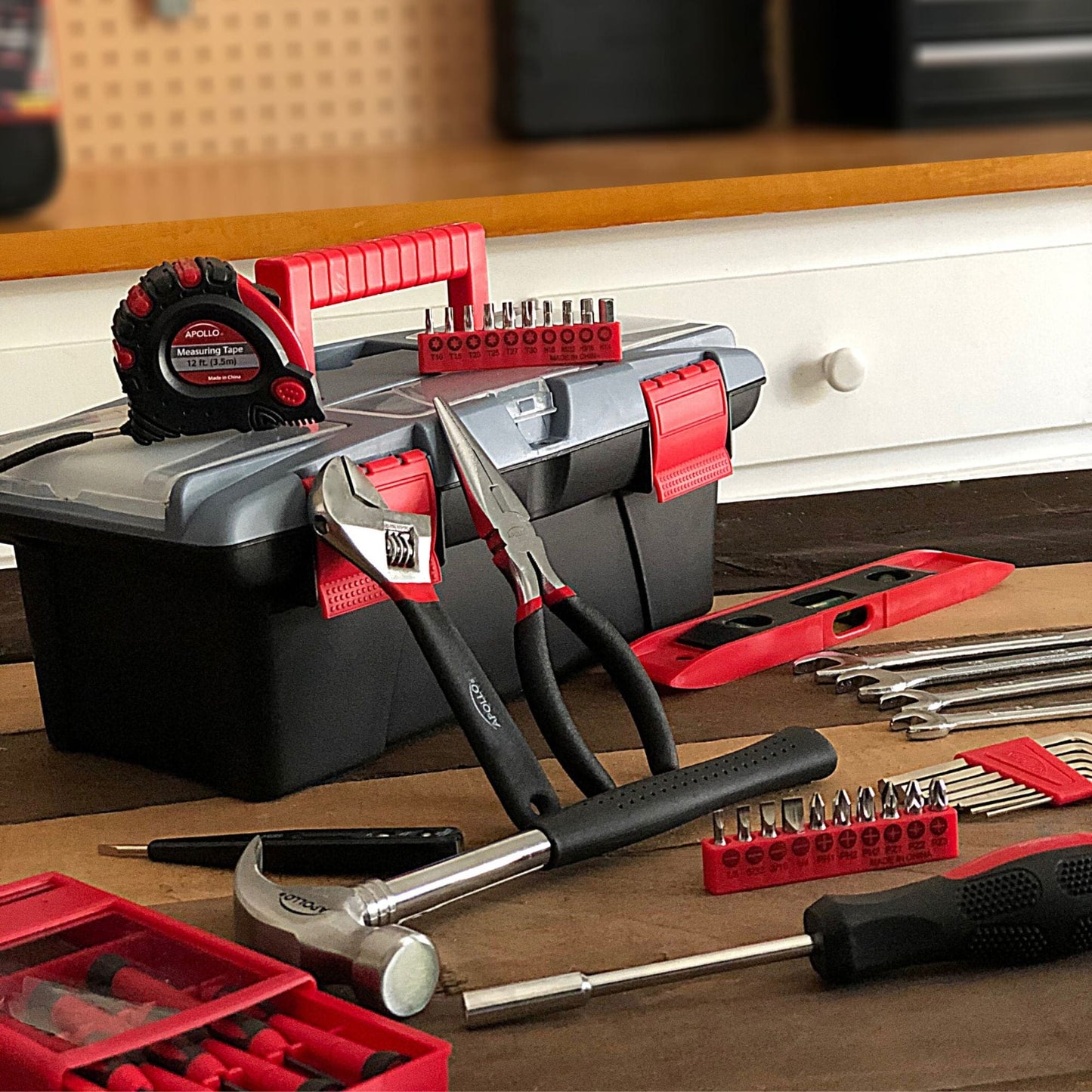 53 Piece Household Tool Kit with Tool Box - DT9773