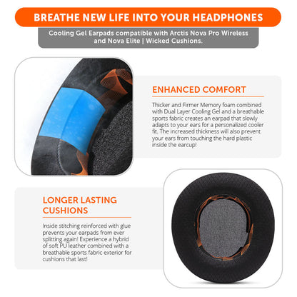 Arctis Nova Pro Wireless & Nova Elite Earpads - WC FreeZe Cooling Gel