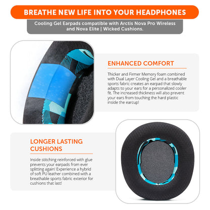Arctis Nova Pro Wireless & Nova Elite Earpads - WC FreeZe Cooling Gel