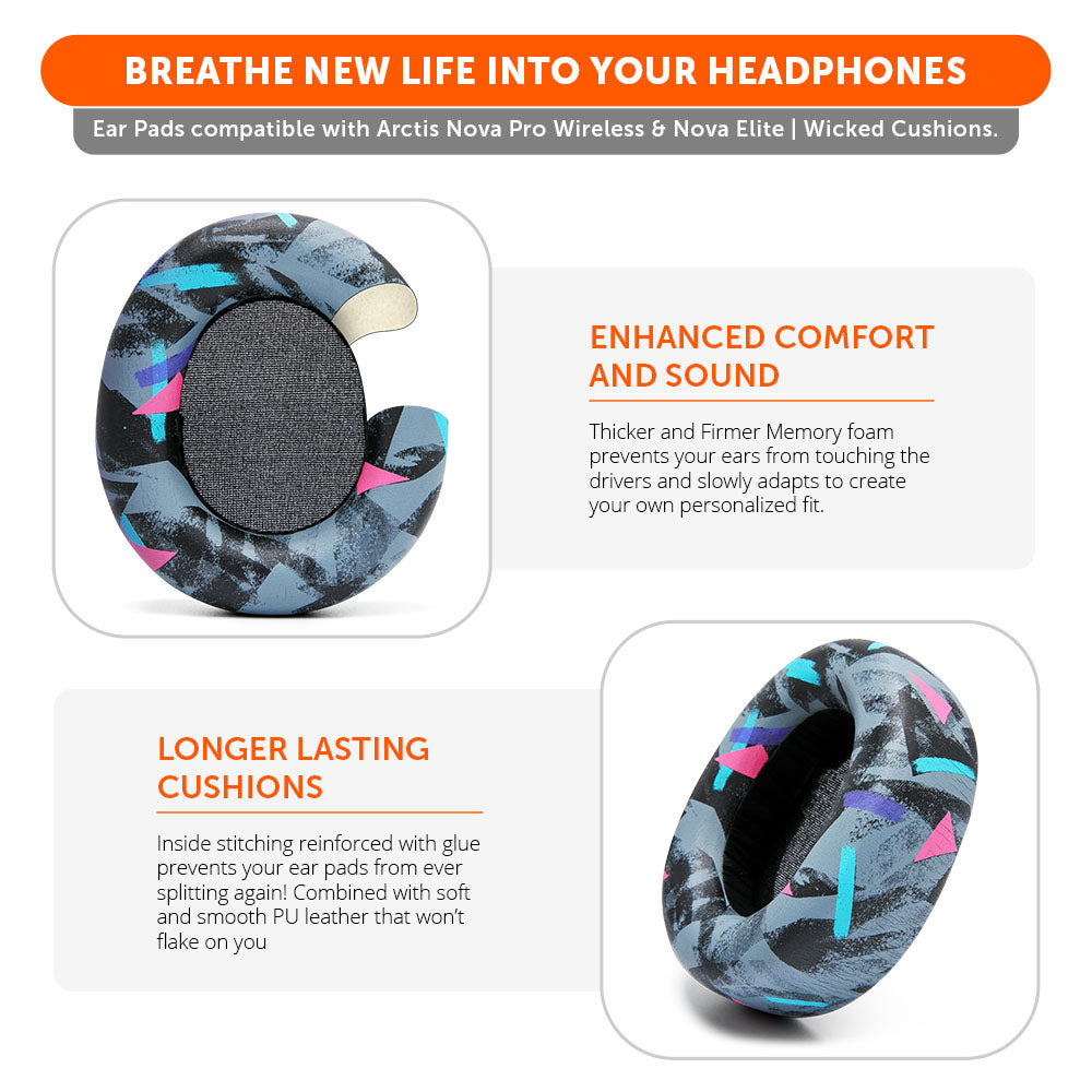 Arctis Nova Pro Wireless & Nova Elite Earpads - WC PadZ Nova Pro Wireless